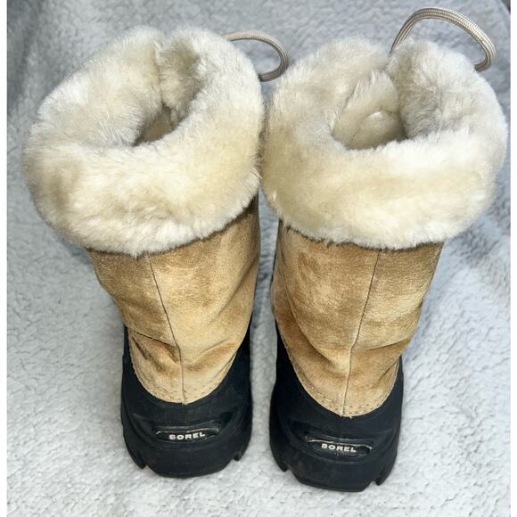 Sorel Women's SnowBird Fur Boots - size 11 - Picture 4 of 12
